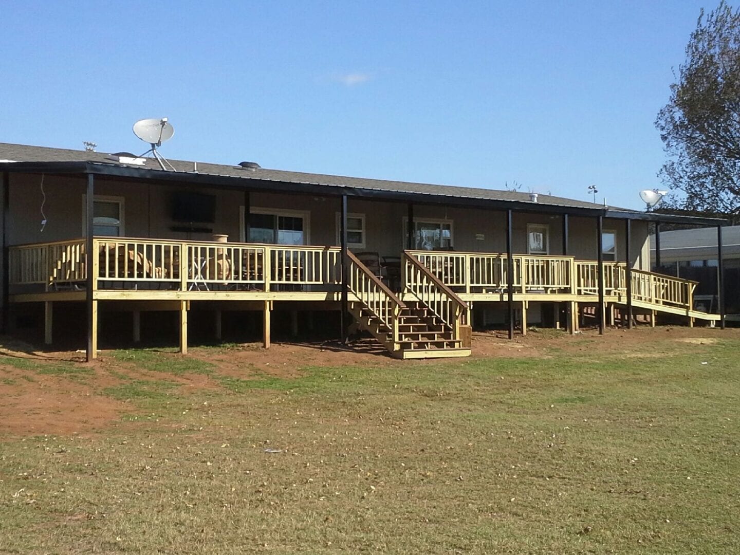 Composite Deck Metal Awning & Patio Cover